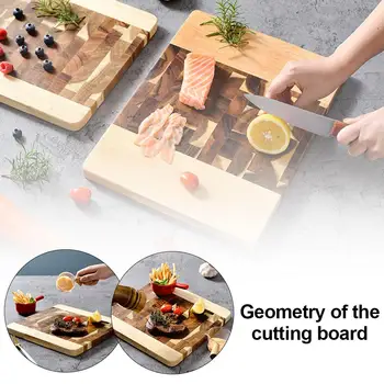 

Wood Cutting Board Durable Corrosion Solid Sturdy Chopping Board Household Food Supplement Fruit Chopping Board Acacia