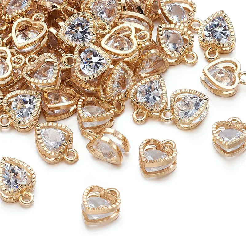 100pcs-Heart-Alloy-Cubic-Zirconia-Jewelry-Making-DIY-Charms-KC-Gold-10x8-5x5mm-Hole-1mm (2)_副本