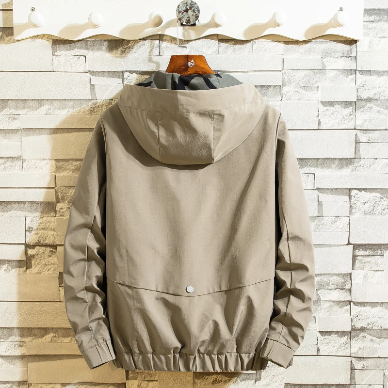 Seller Jacket Men Waterproof Hooded Breathable Casual Jacket Spring Autumn Outwear Windbreaker Tourism Mountain Raincoat Male Clothing