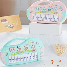 Многофункциональная электронная клавиатура для младенцев раннего возраста, обучающая форма, совпадающая с животными, распознаёт знания для обучения