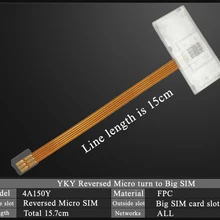Маленькая карта повернуть большая карта конвертер адаптер прозрачный открытое устройство для samsung