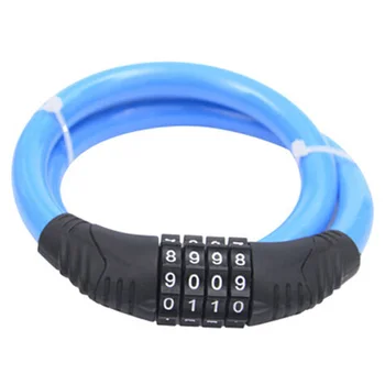 

Combination Cable lock Accessories Chain Security Fix Password Mountain Bicycle Car Motorcycles 60cm