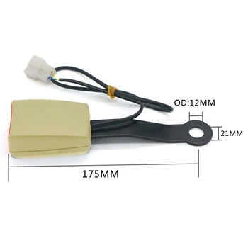 

Belt Seat Belt Buckle Plug Connector Warning Cable Camlock Seat Newest