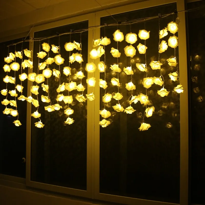 3.5M 5M Christmas LED Curtain Icicle String Light droop 0.4-0.6m Waterproof Party Garden Outdoor Decorative Fairy Lights | Лампы и