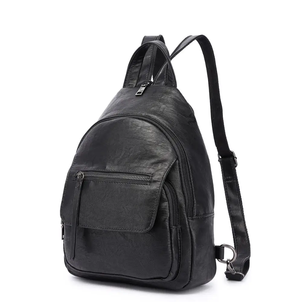 AMELIE GALANTI рюкзак Осенняя Новая Модная студенческая сумка для отдыха дорожная сумка рюкзак женский модный рюкзак для девочек - Цвет: Черный