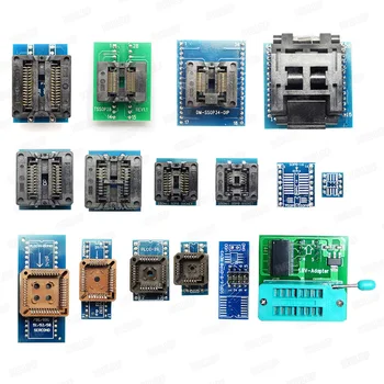 

TL866II PLUS 16 Adapters Programmer sockets For TL866ii Plus/TL866A/TL866CS QFP32-28 V1.8 NAND And Nor chips