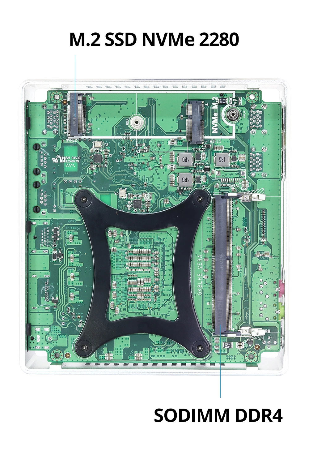 Intel Core i7 10750H Mini PC with 6 Cores, 5.0GHz, 8GB RAM, 16GB DDR4, 512GB/1TB M.2 SSD, WiFi, 4K 60Hz, Gigabit Ethernet, Windows 10 Description Image.This Product Can Be Found With The Tag Names Barebone Mini PC, Computer Office, Mini pc