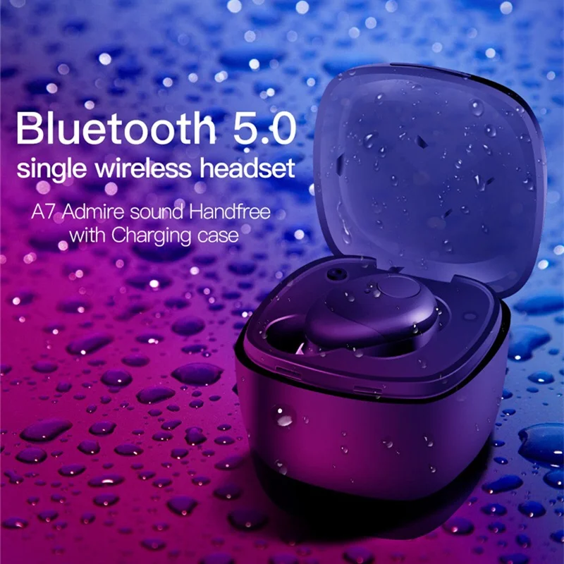 

TWS 5.0 Noise Reduction Bluetooth Headset Single Into the ear Low Power Comfortable Sweatproof Wireless Headset with Microphone