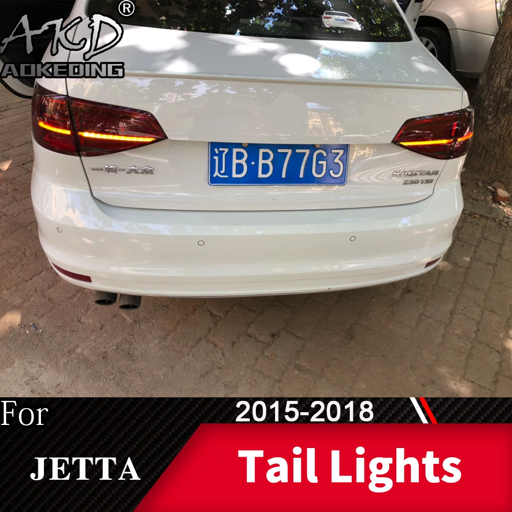 Задний фонарь для автомобиля VW Jetta- Jetta Mk6 светодиодный задний фонарь Противотуманные фары Дневные ходовые огни DRL тюнинг автомобильные аксессуары