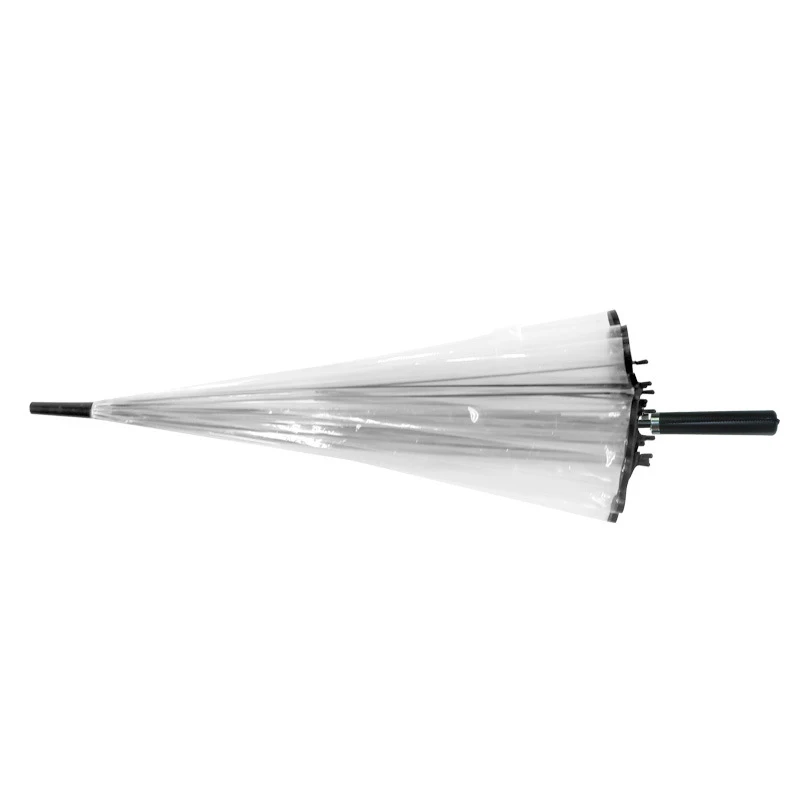 Automatic long-handled transparent umbrella, enlarged umbrella, forest Japanese student sun umbrella, female straight umbrella