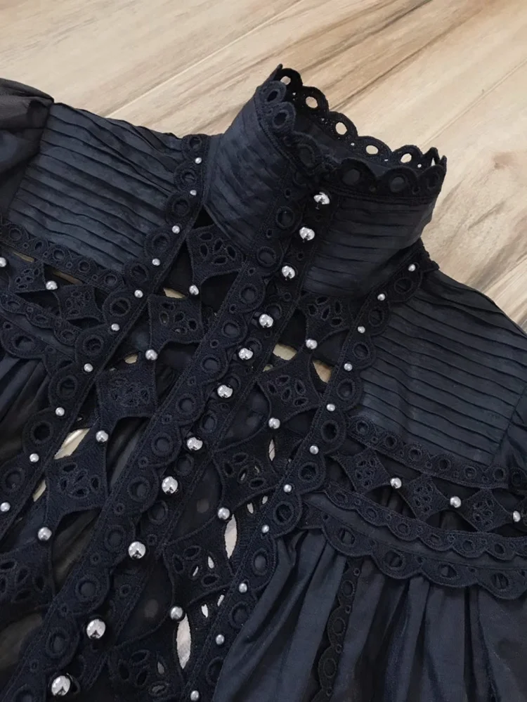 TESSCARA Beading Dress Shirt Image 10