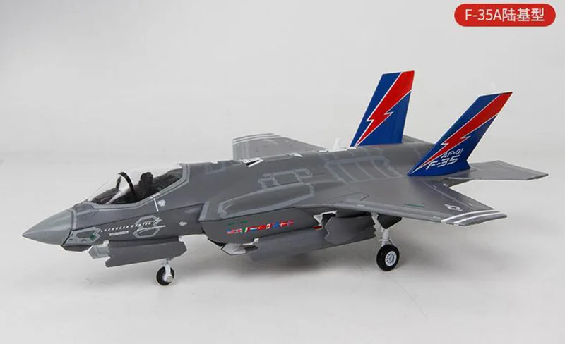 1/72 масштаб армии США ВМФ F35 F-35 истребитель самолет литье под давлением сплав Модель Детская Военная игрушка дисплей сувенир