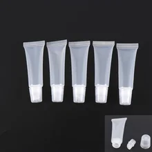 5 шт. 10 мл пустые тюбики блеск-бальзам для губ солнцезащитный крем прозрачный косметический контейнер выдавливающая Бутылка инструменты для макияжа