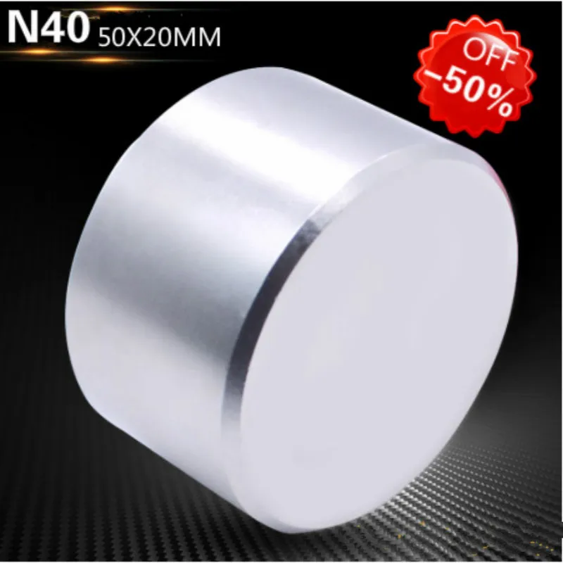 

Magnet N40 N35 50x20 mm Round Magnet Strong Magnets Rare Earth N35 N40 Neodymium Magnet powerful permanent magnetic
