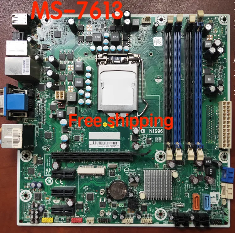 

608885-001 For HP MS-7613 Motherboard 575765-001 Mainboard 100%tested fully w