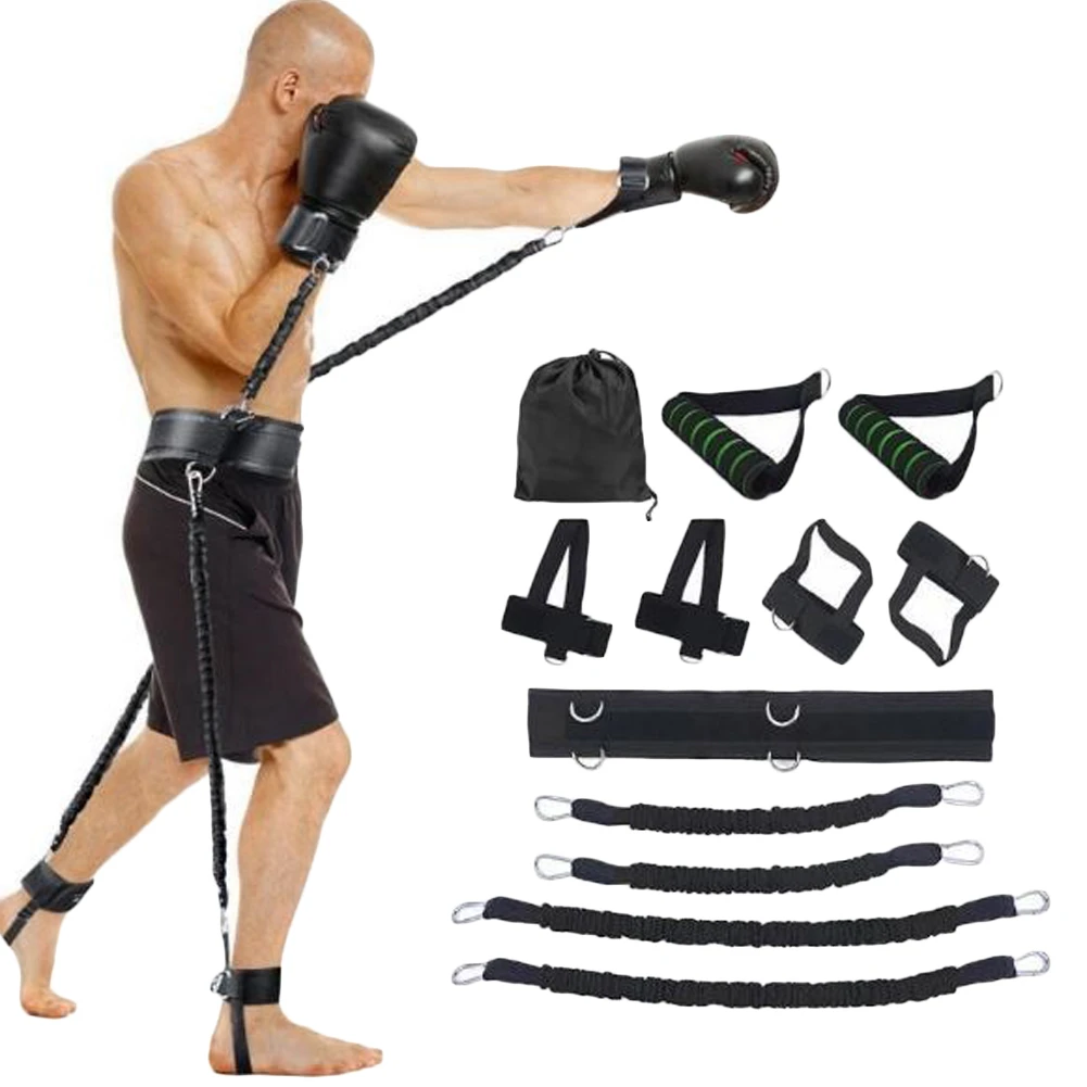 Resistance Band Boxing 150lbs Endurance Agility Pull Rope Crossfit