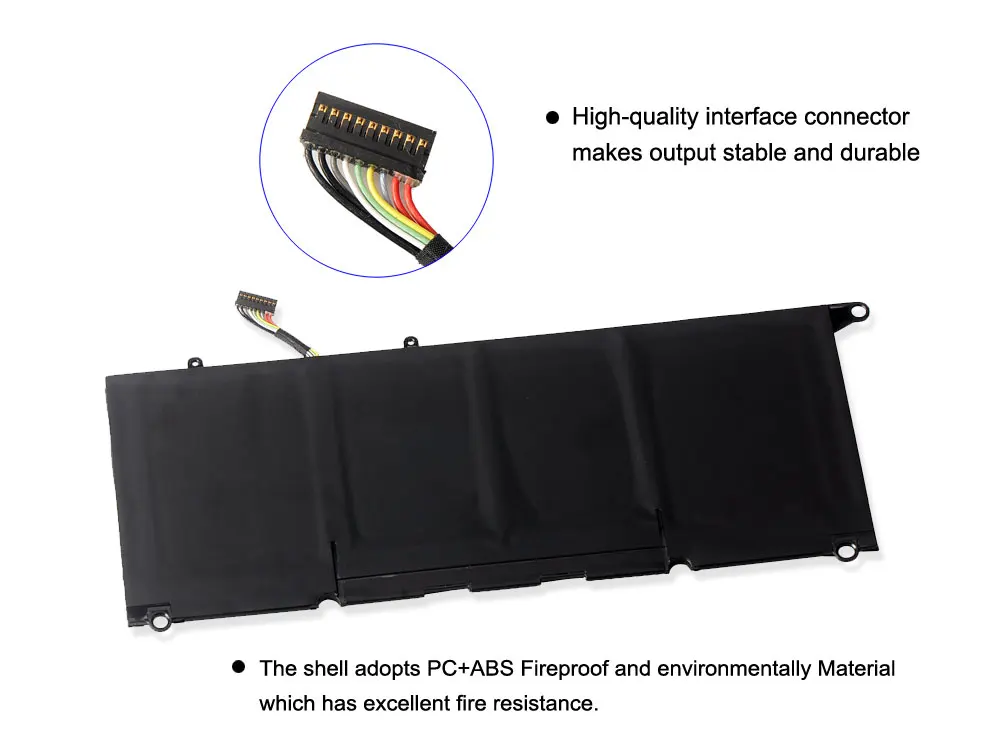 Kingsener Pw23y Substituição Nova Bateria do Portátil para Dell Xps 13 9360 Series Rnp72 Tp1gt 7.6v 60wh Baterias p/ laptop - Imagem 3