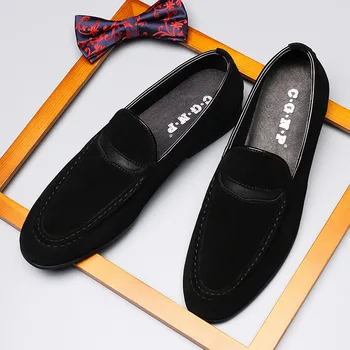 

Men's Oxfords Business Casual Shoes Large Size Cowhide Shoes Zapatos De Hombre Leather