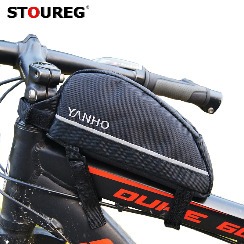 Bicycle Bag Bike Banana Cycling Top Tube Front Frame Pouch Outdoor Sport Bags Panniers Accessories | Спорт и развлечения