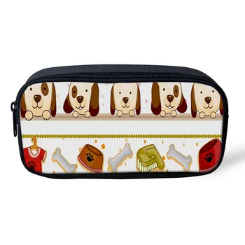 

Dog Bone Cat Mouse Cosmetic Bags Makeup Bag Fashion Neceser Pencil Case Pochette Maquillage Trousse Maquillage Femme