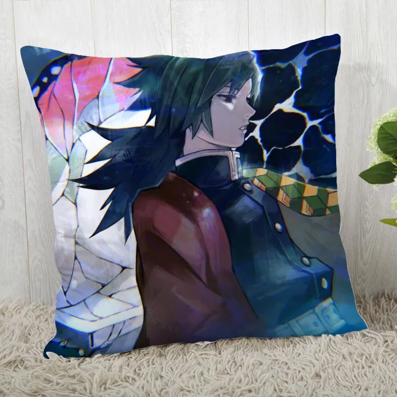 45*45 наволочка с принтом Kimetsu No Yaiba для свадьбы наволочка аниме pillowcases40X40cm45X45cm - Цвет: Pillowcase 11