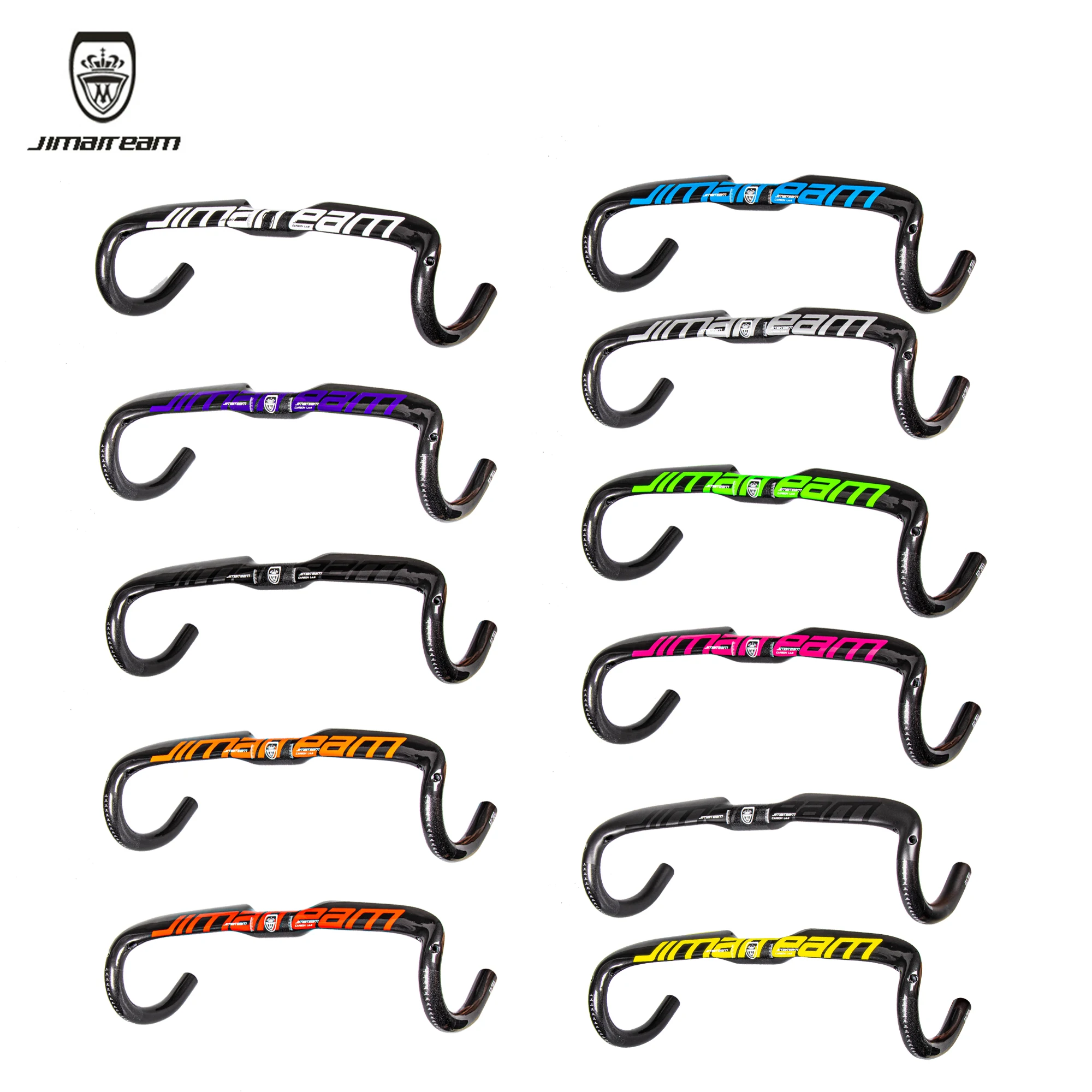 JIMAITEAM bicicleta de carretera carreras mate/brillo carbono completo manillar cable interno bicic | Спорт и развлечения