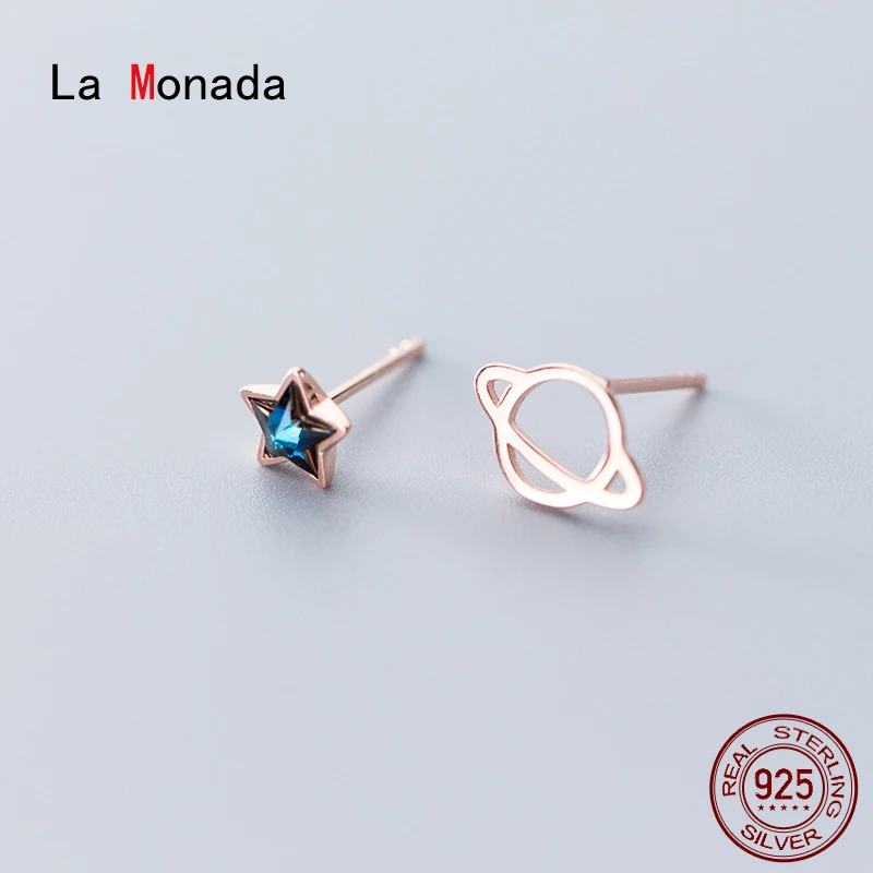 La Monada Stud Earrings For Women Silver 925 Star Universe Fine In Jewelry Sterling | Украшения и аксессуары