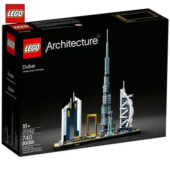 

LEGO Blocks Building skyline Dubai assembled building blocks 21052 740pcs/pzs-16years old Children Toys Festival Gift
