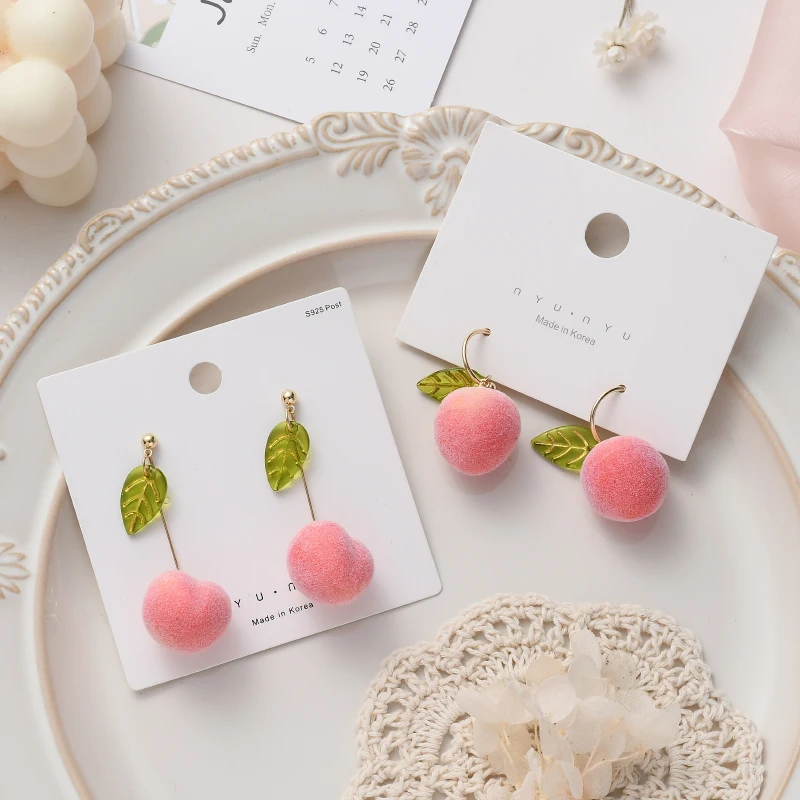Tassel Earrings Leaves Acrylic Romantic Women Jewelry Fashion New Cute Girl for Gift