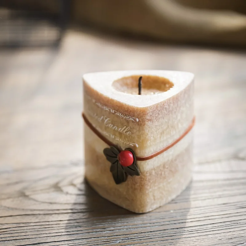 Cylindrical Flowers Romantic Candlelight Dinner Birthday Wedding Gifts Non-smoking Environmentally Natural Ingredients Decor