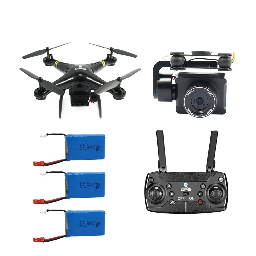 

GW168 RC Drone GPS Drones with 1080P Wide-Angle Camera RC Helicopter WiFi FPV Altitude Hold Long Time Flying Drone Aircraft