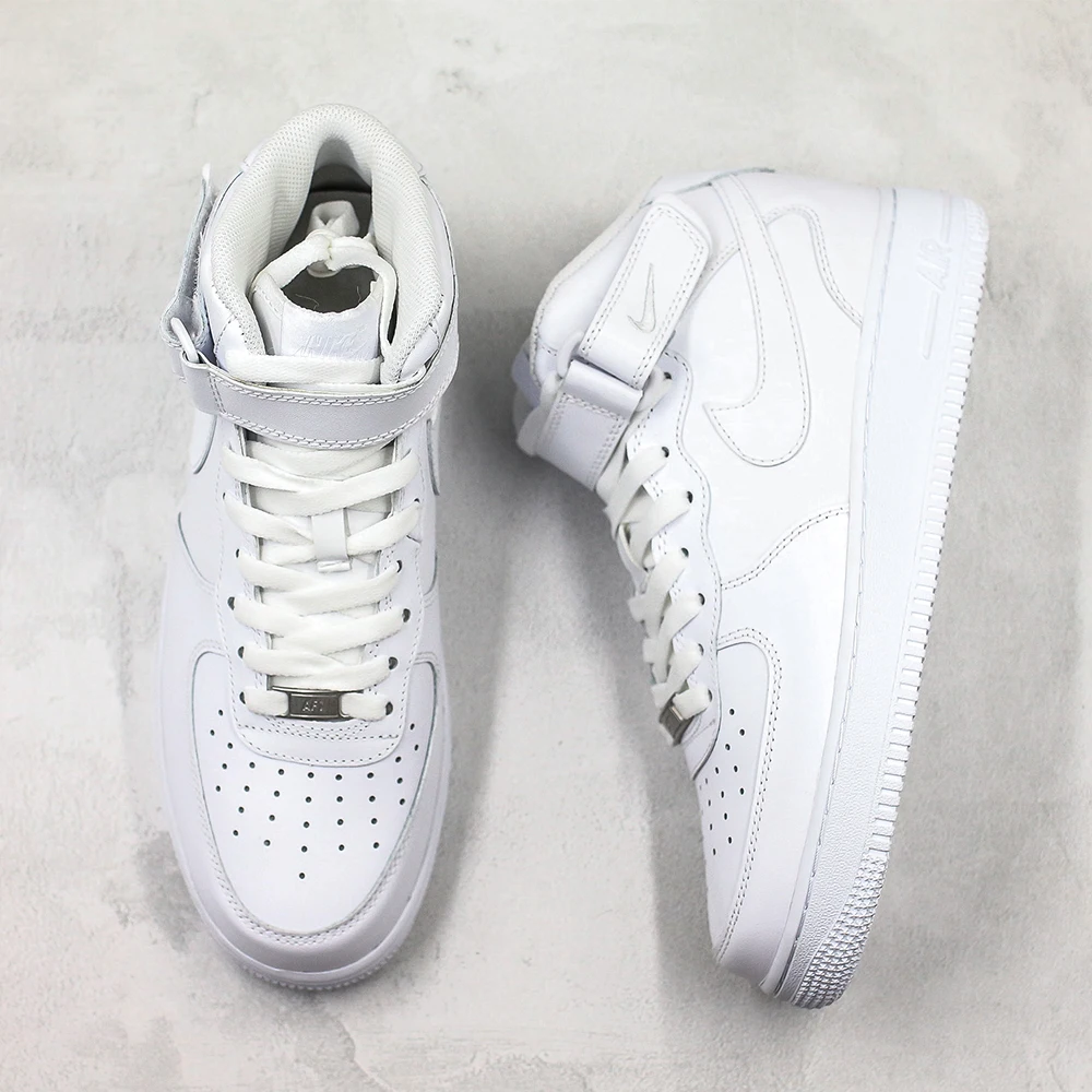 Nike Air Force 1 Mid '07 Мужская обувь для скейтбординга в стиле жизни AF1 женские кроссовки обувь классический стиль белый 315123