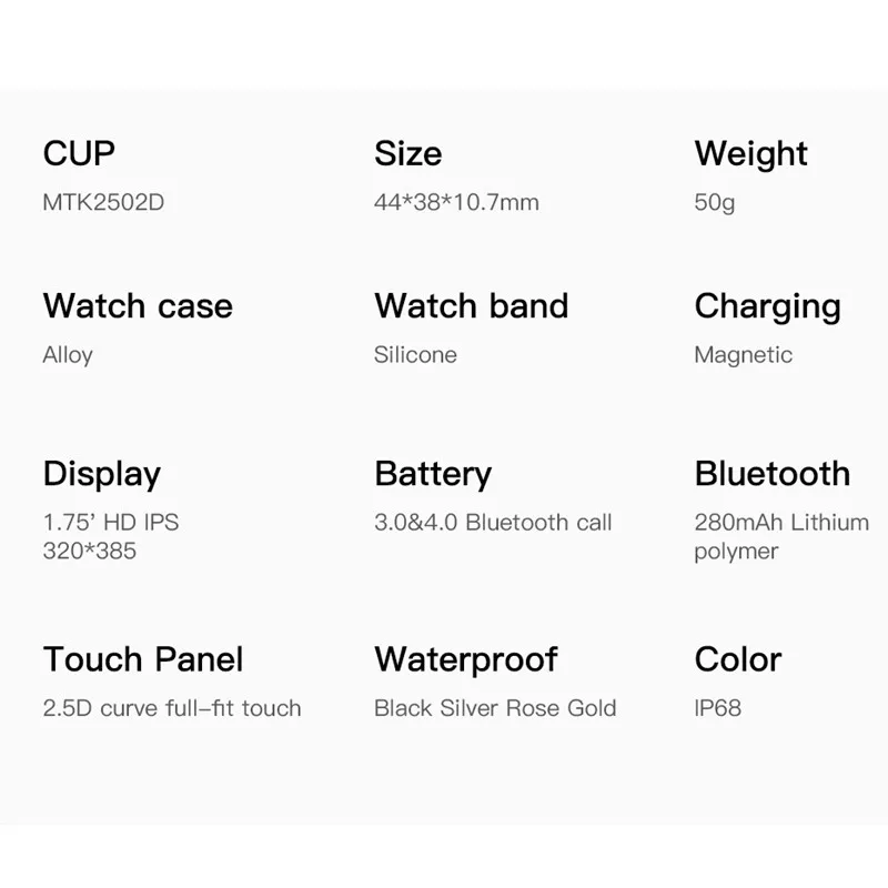 US $20.61 W26 Smart Watch 2020 ecg ppg 175 inch Heart Rate iwo 12 Pro smartwatch iwo 13 Smart Watches women men