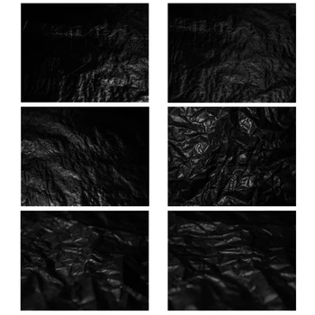 

Nitree Backdrop Cloth Shining Black Tinfoil Blurry Texture Photo Studio Props Food Photography Background Fotografia Vinyl