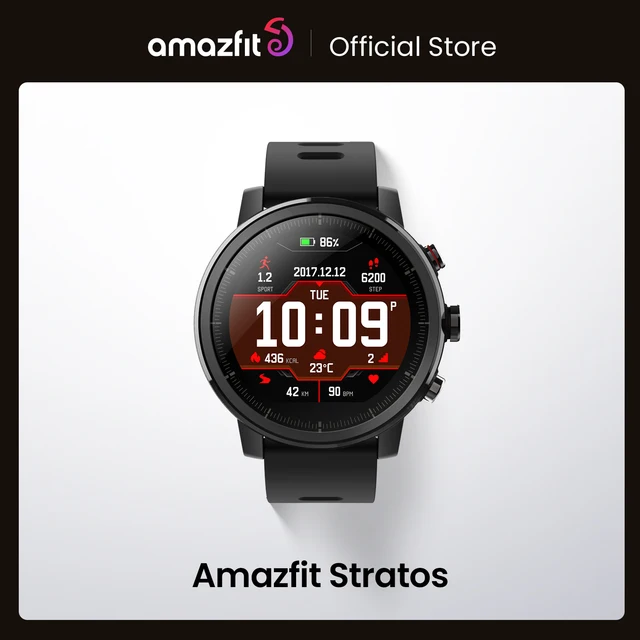 Original Amazfit Stratos Smartwatch Smart Watch GPS Calorie Count 50M Waterproof for Android iOS Phone 2