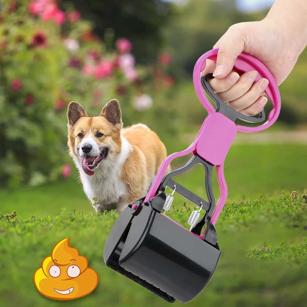 Pet-Supplies Pooper-Scooper Cleaning-Tool Clean-Pick-Up Animal-Waste-Shovel Cat Long-Handle