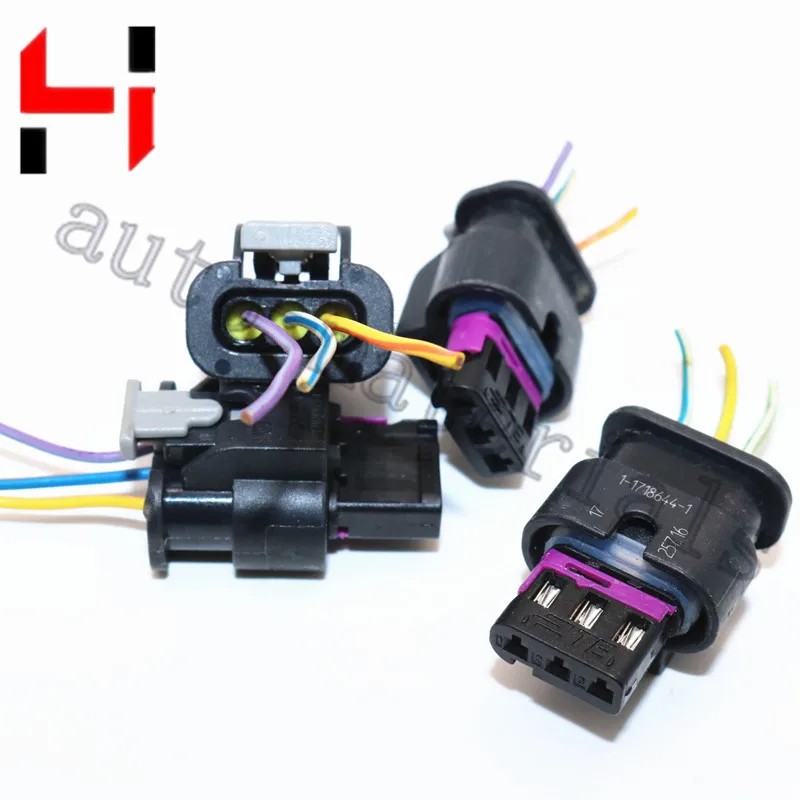 4pieces/lot for reversing radar harness plug original parking sensor 1-1718644-1 real photo color | Автомобили и мотоциклы