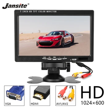 

Jansite 7" Car Monitor Headrest with monitor IPS TFT Reverse Assistance Camera Parking System with Waterproof 18IR Backup camera