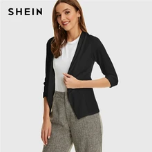 SHEIN Блейзер С Длинным Рукавом Стильный Женский Жакет