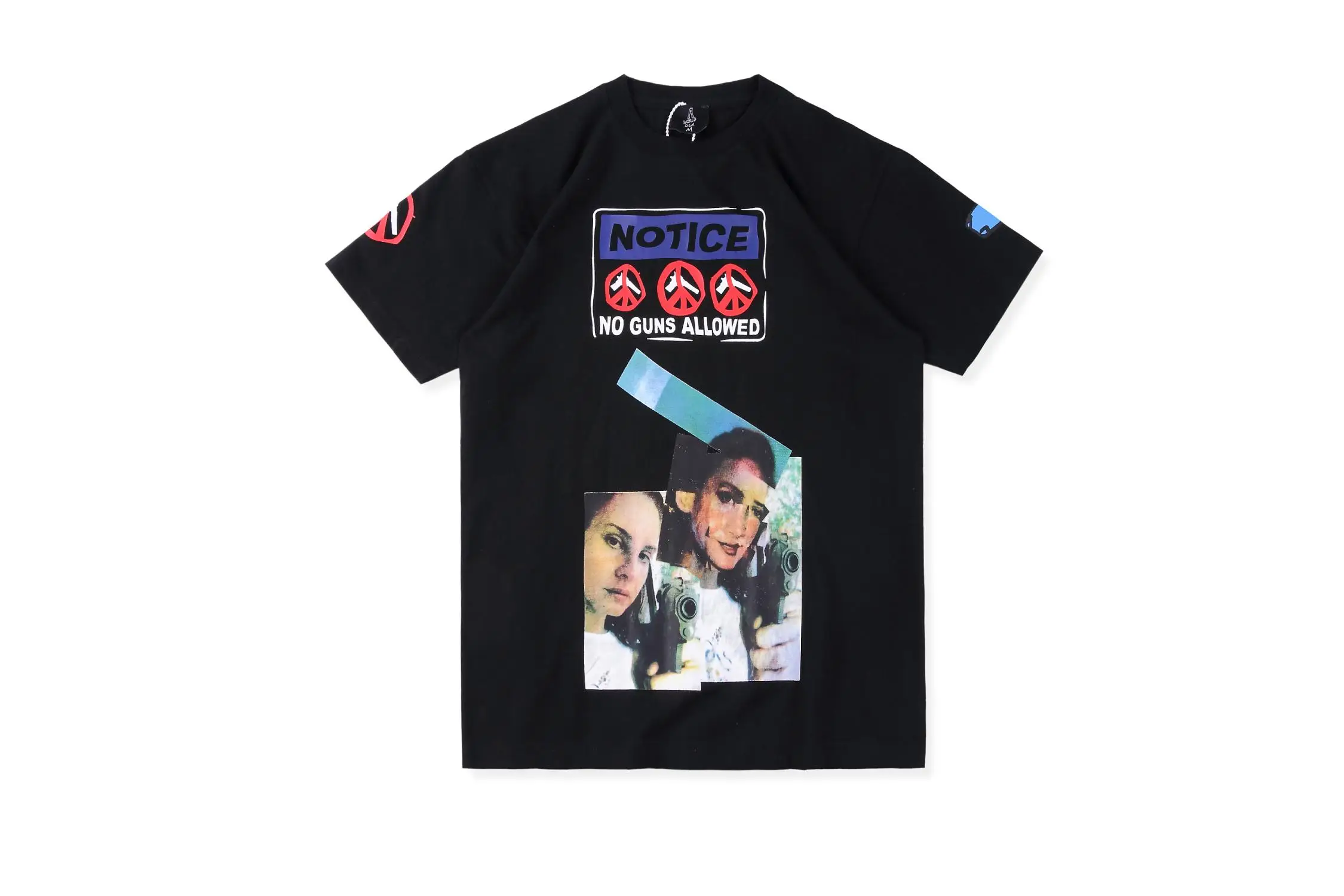 19SS Rock Asap Rocky высокое качество унисекс футболки для мужчин и женщин без оружия в диких фильмах HIDJI уличная хип хоп Футболка