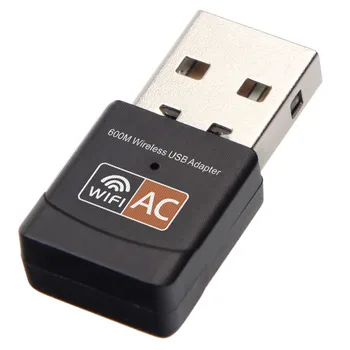

Wireless Network WIFI Dongle USB 600Mbps Adapter Web Surfing Built-in Antenna