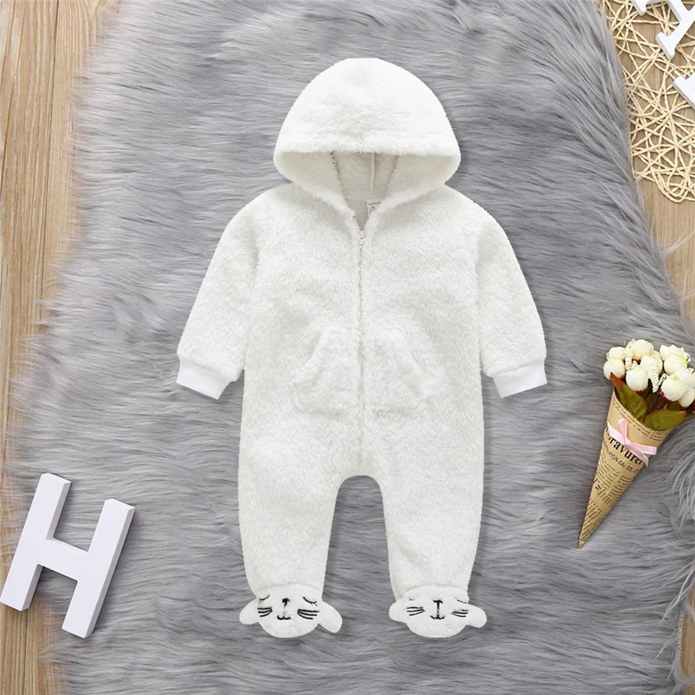 New Autumn Winter Baby Sleeping Bag For Boy Girl Soft Warm Newborn Swaddle Wrap Blanket Cute White Infant Photography Prop 0-12M (3)