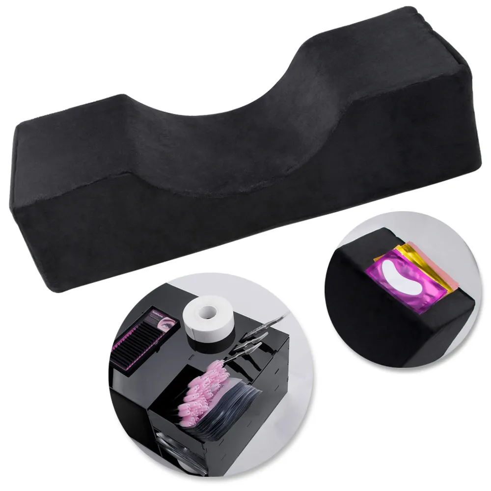 Lash Pillow Stand Eyelash Extension Pillows Memory Foam Eyelashes Shelf