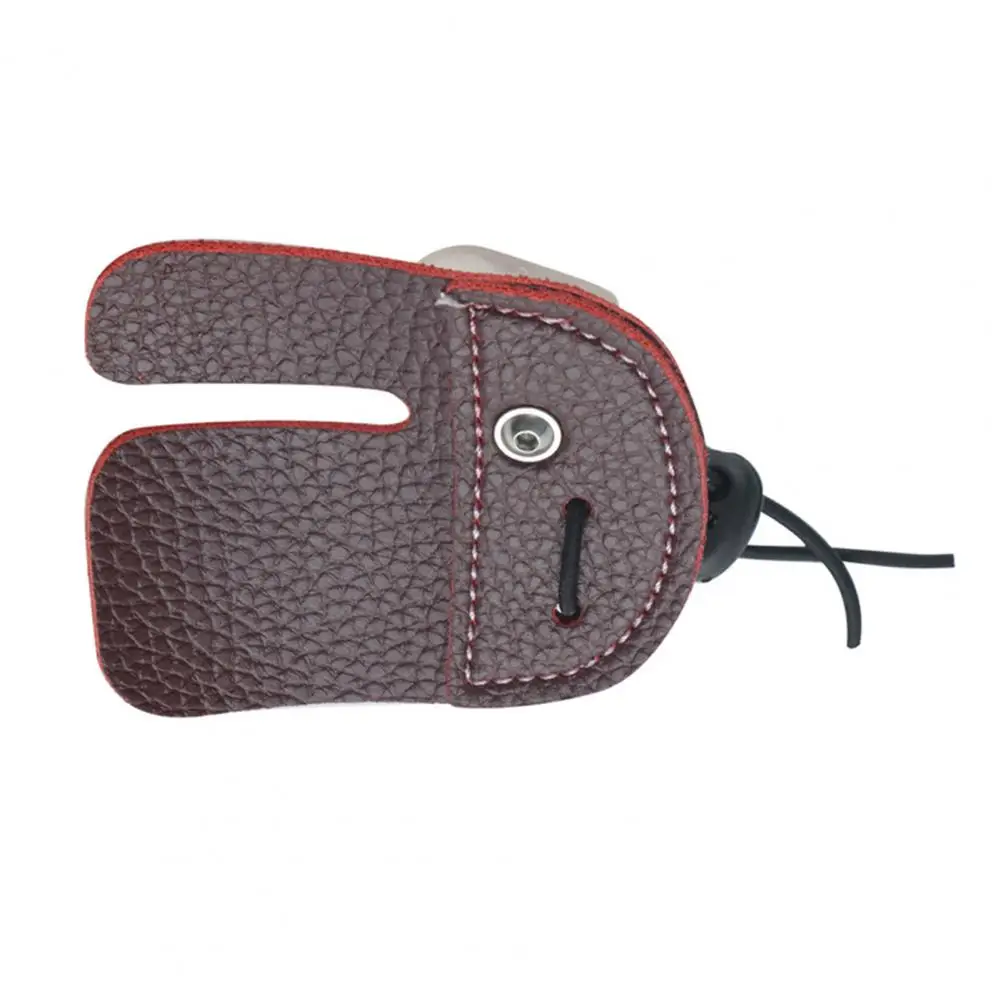 Archery Finger Tab Anti Slip Exquisite Appearance Shooting Practice Gear Finger Protect Guard Archery Tab for Training
