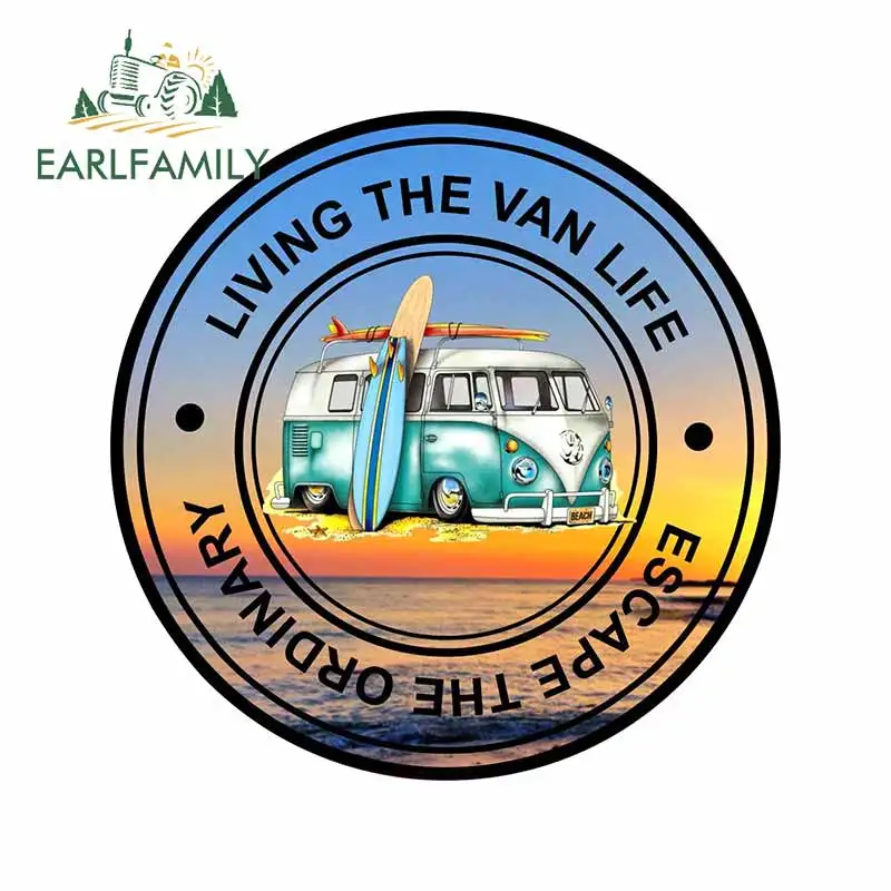 EARLFAMILY 13 см x для жизни Ван побега аниме наклейки автомобиля царапины RV мультфильм