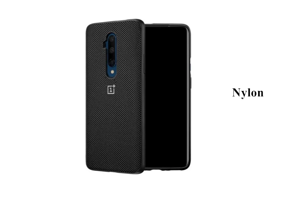 Оригинальная задняя крышка для oneplus 7T 7 pro защитный чехол песчаник силиконовый нейлоновый бампер из углеродного волокна