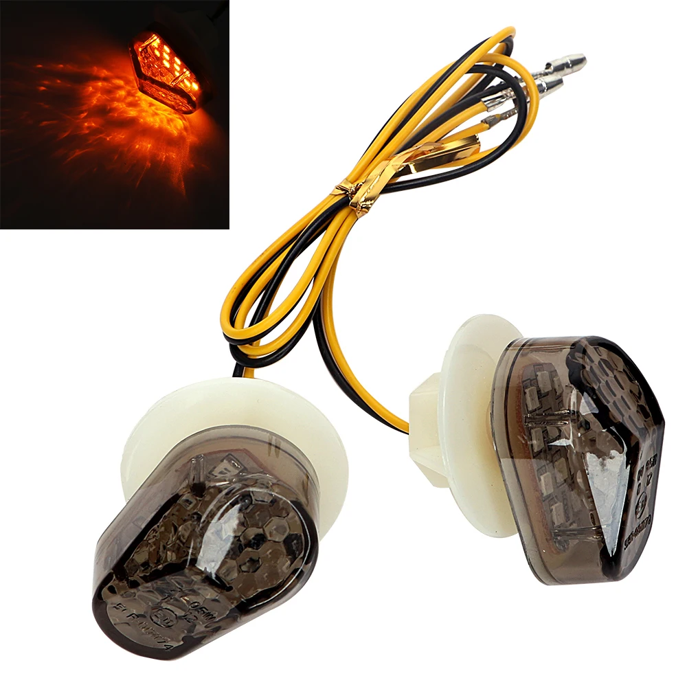 12V 2 uds luces de freno LED para motocicleta lámparas de señal de giro luces traseras accesorios de motocicleta para XJ6 YZF R6 R6S R1 FZ1S Fazer 1000