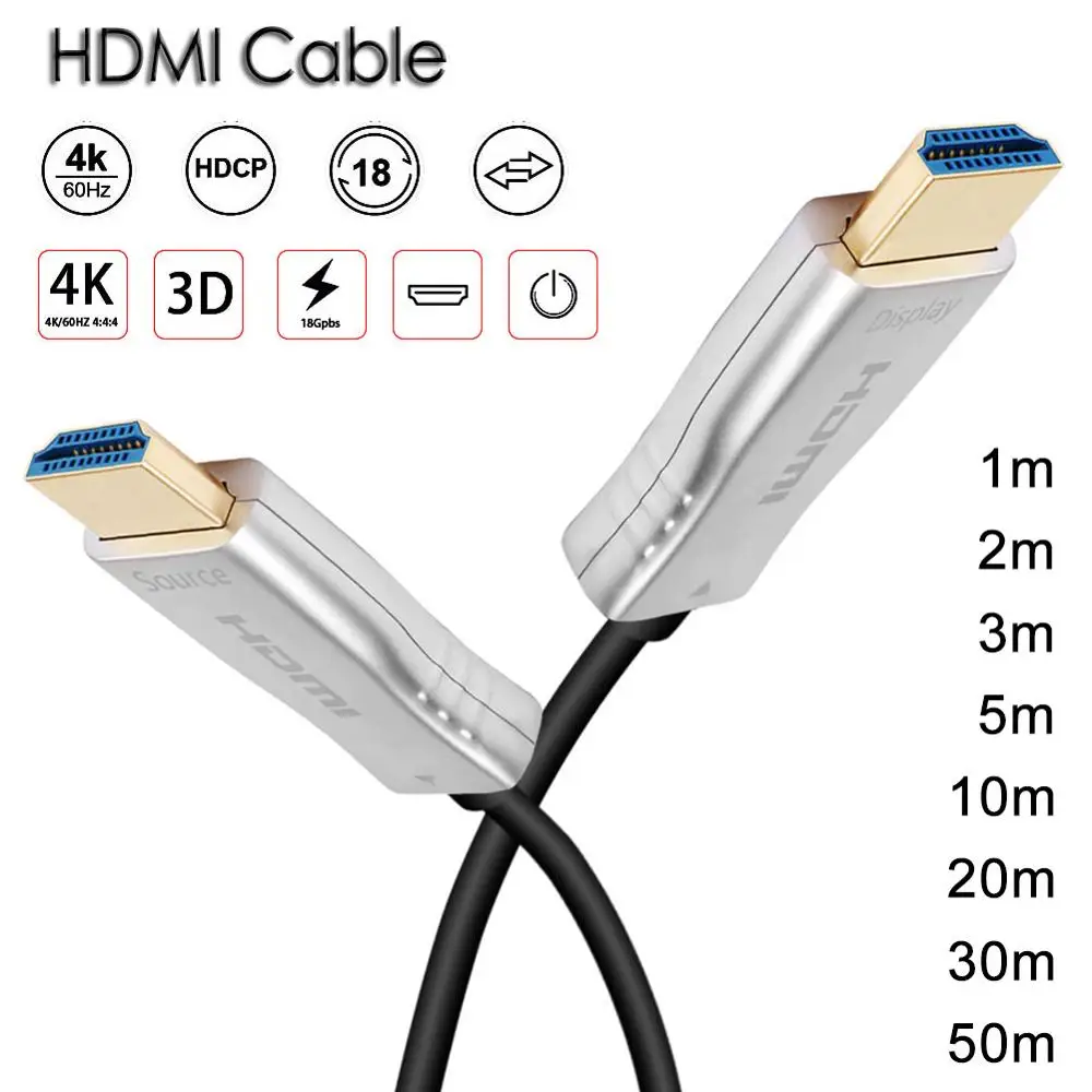 HDMI кабель 3D 4K 2 0 для PS4 Apple TV HD сплиттер переключатель удлинитель 60 Гц оптический