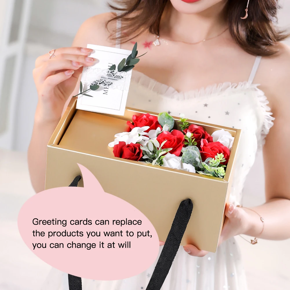 

Carnation Mother's Day Gift Soap Rose Gift Box A Permanent Gift for Valentine's Day Anniversary Birthday Wedding decoration Gift