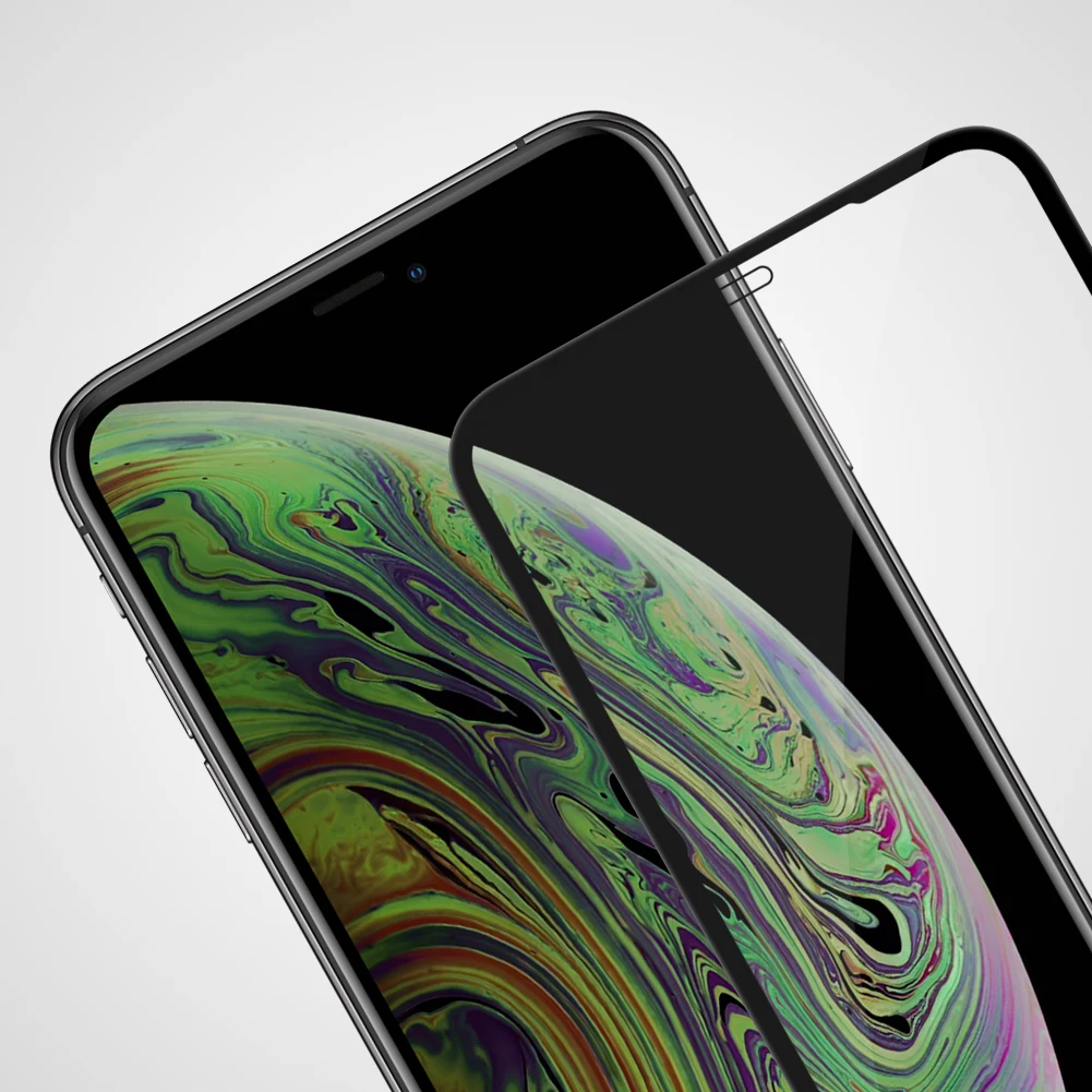 Nillkin для iPhone 11 Pro Max защита экрана из закаленного стекла 2.5D полное покрытие Защитное стекло для iPhone X Xr Xs Max